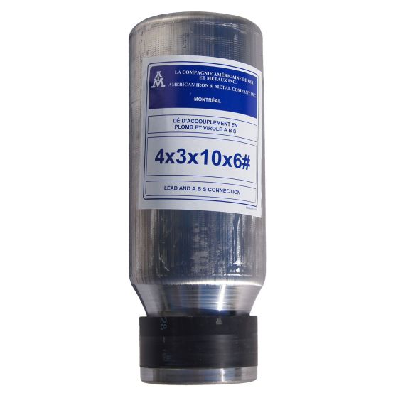 Abs Lead Stub Connection - 3" X 4" X 10"