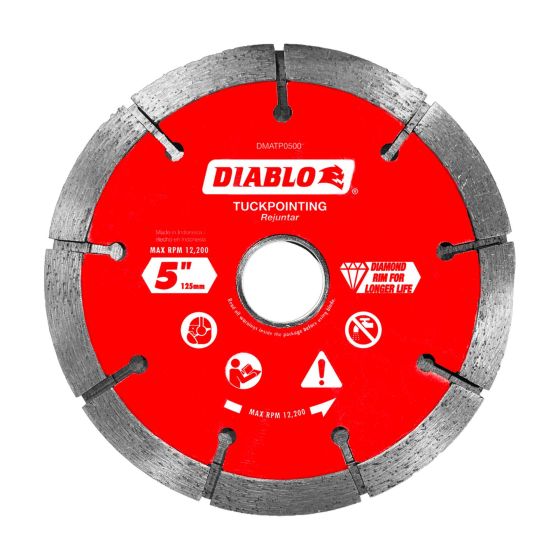 Lame diamantée de jointement pour maçonnerie, 5"