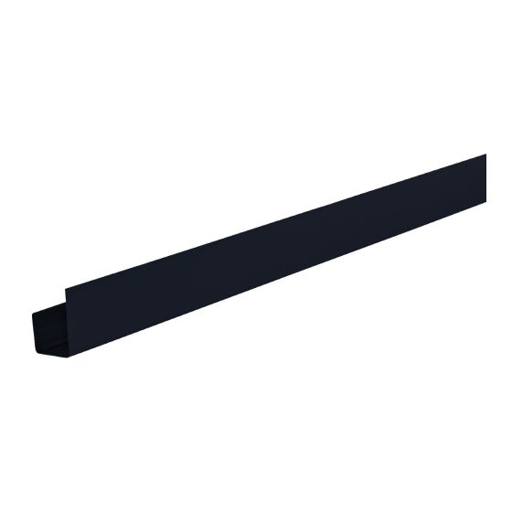 J-Trim for CanExel Ced'R-Vue - 1" x 10' - Black