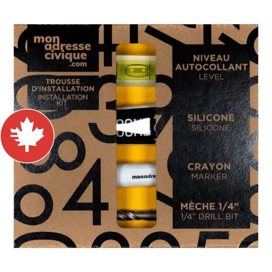 Trousse d'installation de Mon adresse civique, 4 mcx