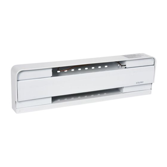 Plinthe électrique, Brava, 300 W, blanc, 22" x 5,75" x 2,88"