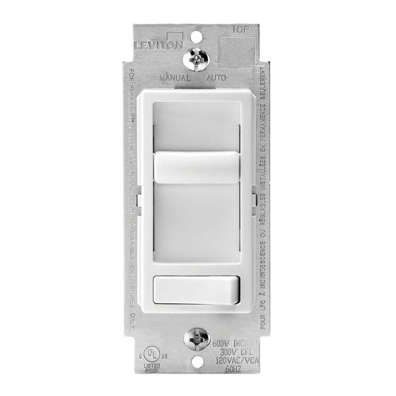 Dimmer Slide - Sureslide Decora - White