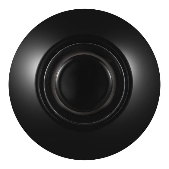 Bouton-poussoir filaire pour carillon de porte éclairé, métal, noir