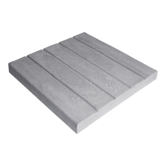 Dalle Rustica, charbon, 15" x 15"