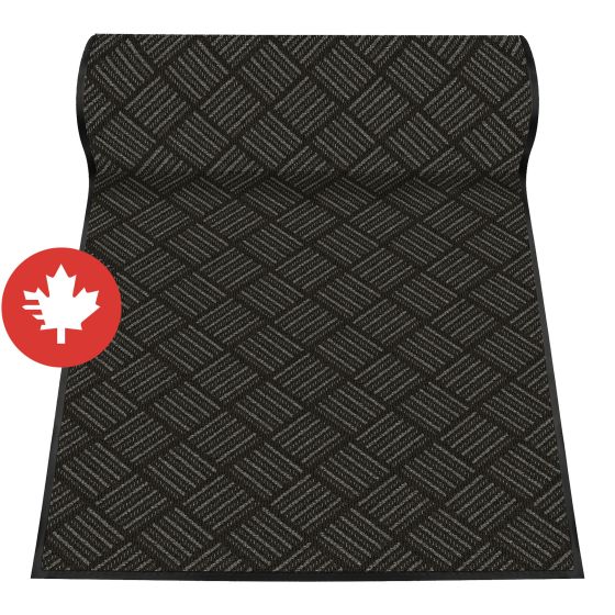 Tapis Rake, charbon noir, 36" x 360"