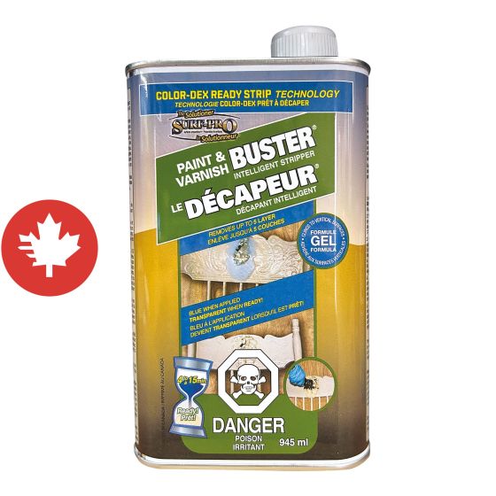 Décapant pour peinture et teinture, gel, bleu, 945 ml