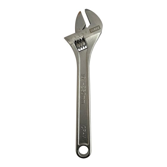Adjustable Wrench - Chrome-Vanadum Steel - 10"