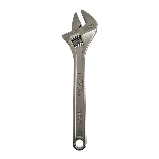 Adjustable Wrench - Chrome-Vanadum Steel - 12"