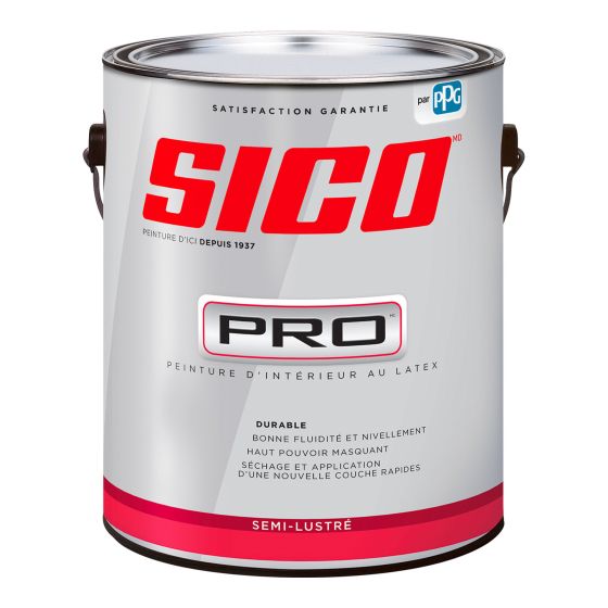Peinture Sico Pro, semi-lustré, blanc, 3,78 l