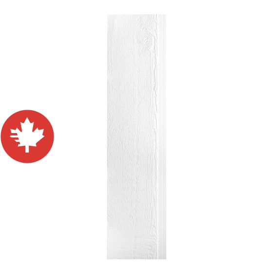 Board & Batten siding - Board - White - 12'' x 144''