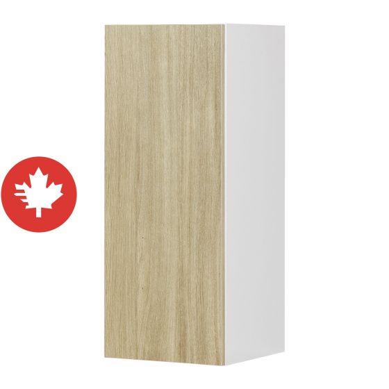 Caisson supérieur 1 porte, Beauté Naturelle, bois, 12" x 30" x 12 1/2"