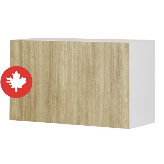 Caisson supérieur pour poêle 2 portes, Beauté Naturelle, bois, 30" x 18" x 12 1/2"