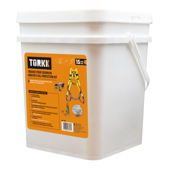 Ensemble de sécurité anti-chute pour couvreur