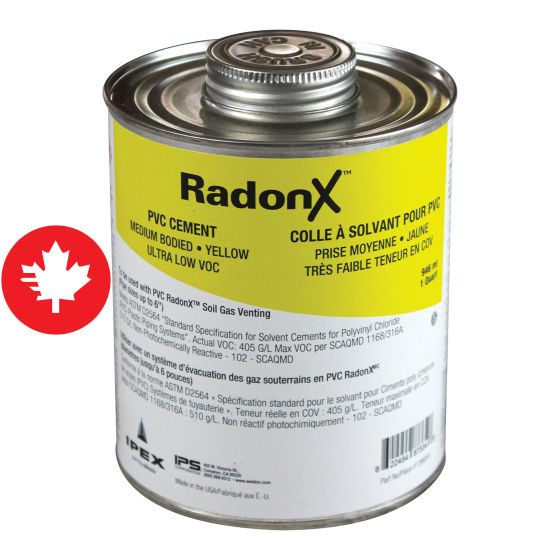 PVC Cement - RadonX - SGV - 946 ml
