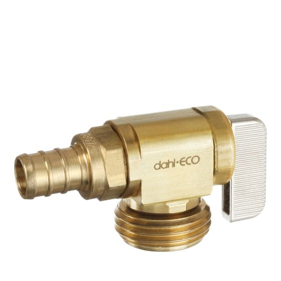 Valve 1/2 Crimpex - Hose Angle - Brass