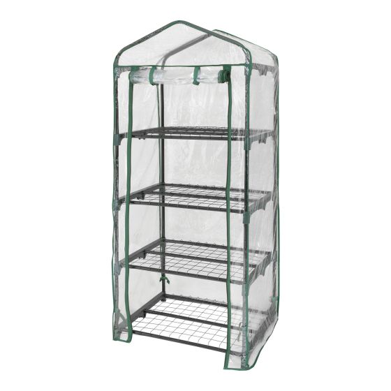 Mini-Greenhouse – 4-Tier - Green - 23,6" x 17,7" x 57"