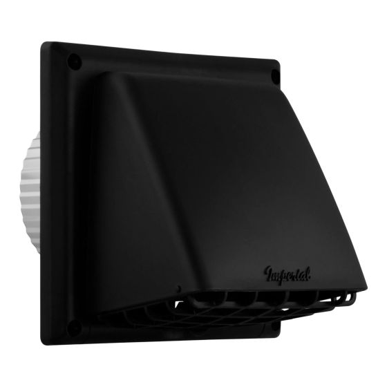 Vent Cap – With Guard – Black – 4''