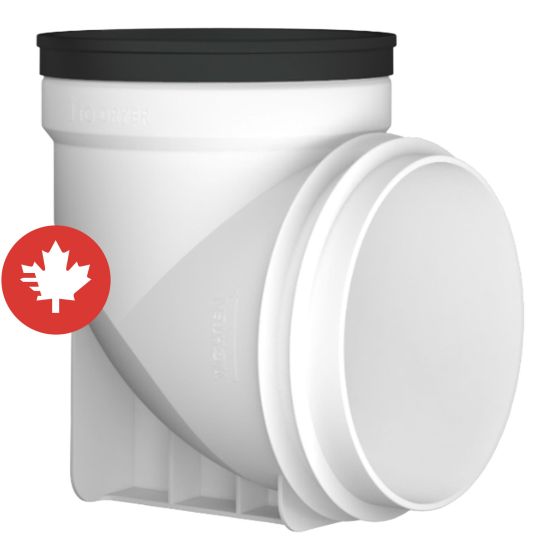 Coude de raccordement rapide, 4"