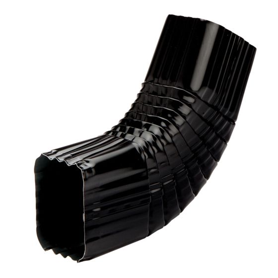 Gutter Elbow B - Aluminum - Black - 2" x 3"