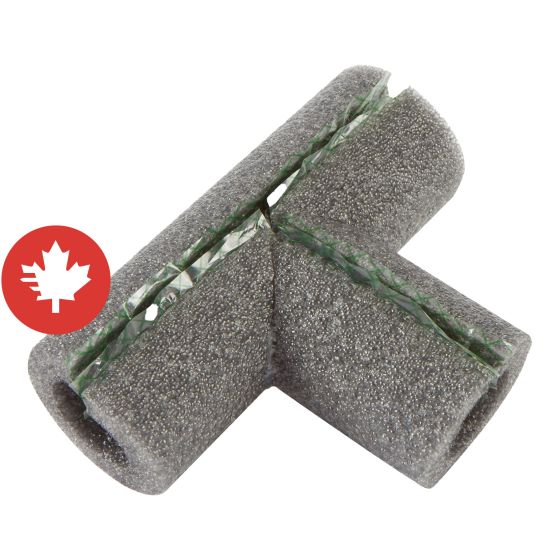 Isolant en T auto-scellant pour tuyau, 7/8" ID x 1/2 Wall