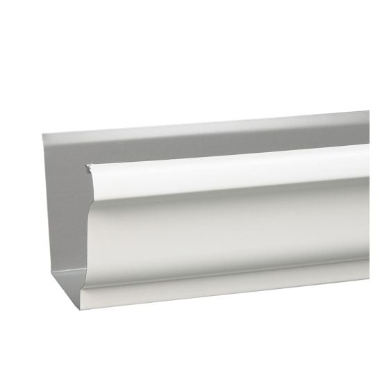 Gouttière, aluminium, blanc, 5" x 10'