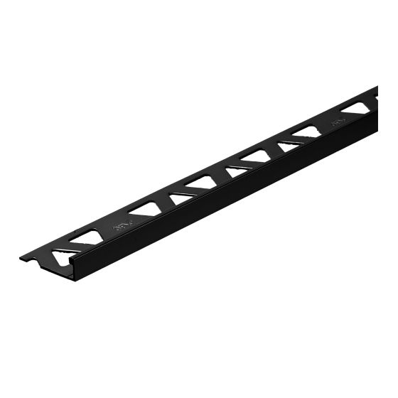 Bordure pour carreaux, aluminium, noir, 8' x 5/16"