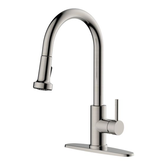 Robinet de cuisine, Lamego, nickel brossé