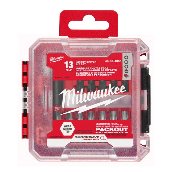 Impact Driver Bit Set - Shockwave - 13 pcs from MILWAUKEE | BMR