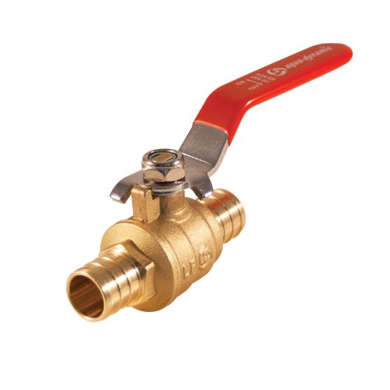 Valve à bille, PEX, 1/2", 5/pqt