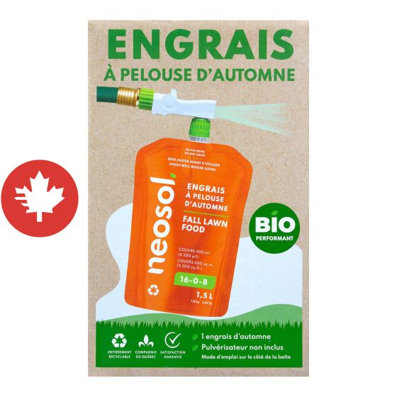Engrais, automne, 16-0-8, 1,5 l