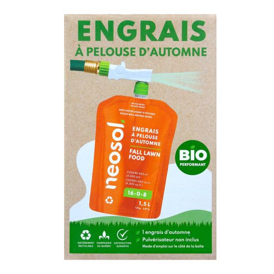 Engrais, automne, 16-0-8, 1,5 l