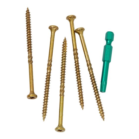 Vis à charpente usages multiples R4, #9 x 3 1/8", 100/pqt