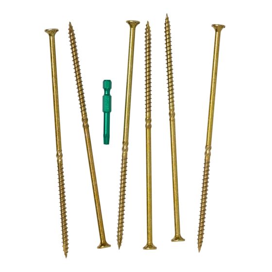 Vis à charpente usages multiples R4, #12/14 x 7 1/4", 50/pqt