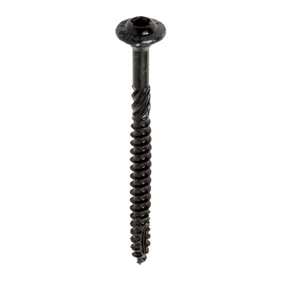 RSS™ Screws, Black, 3/8-in x 4-in, 50/Pkg