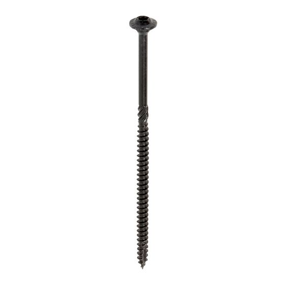 RSS™ Screws, Black, 3/8-in x 7-1/4-in, 50/Pkg