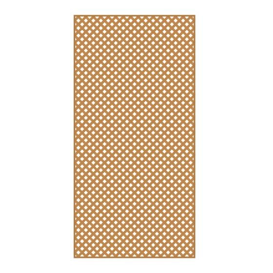 Lattice –Diamond - PVC – Cedar – 4’ x 8’