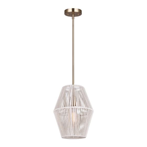 Dakhlio Pendant Light – 8.5" – White-Gold