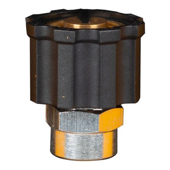 Adaptateur, FNTP x Femelle, M22, gris/noir, 3/8"