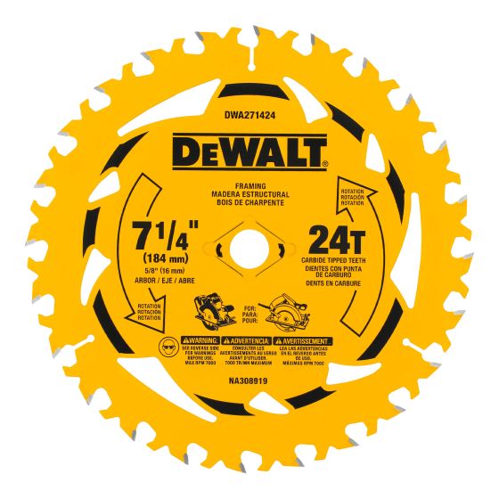 Circular Saw Blade – 24D – 7 1/4"
