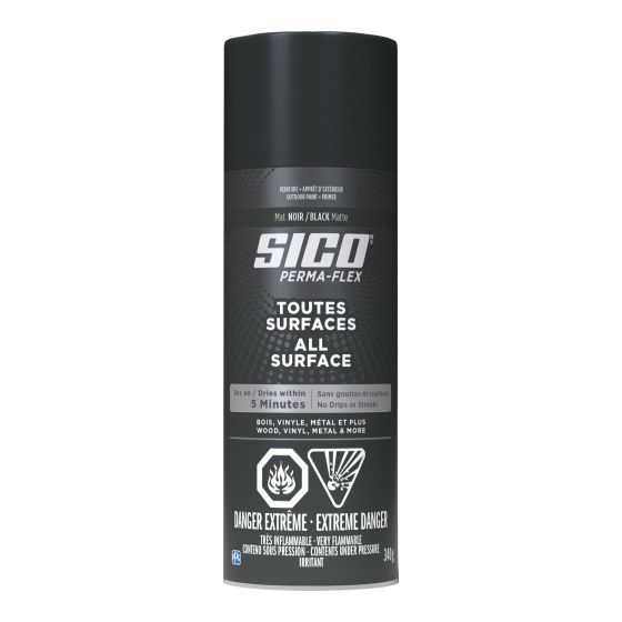 Exterior Paint and Primer - Permaflex - Matte - Black - 340 g