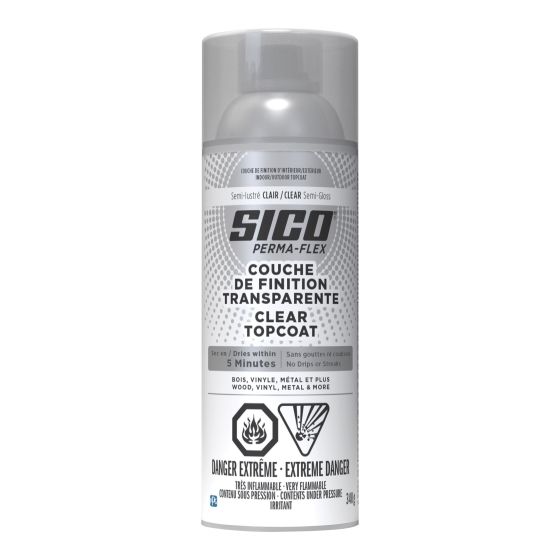 Clear Topcoat – 340 g – Semi-Gloss Clear Finish