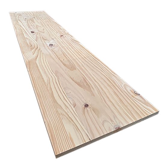 Panneau pour projet, pin laminé, 16" x 72"