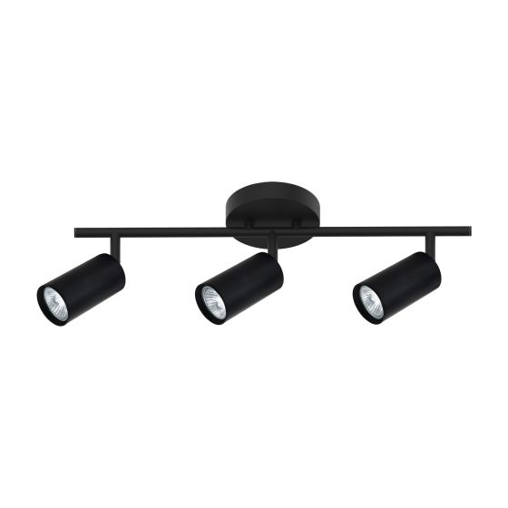 Rail, 3 lumières, Flarym, noir, 50 cm x 15 cm