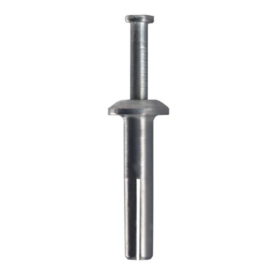 Drive Nail Anchors, SS, 1/4 x 1-1/4-in, 100/Pkg