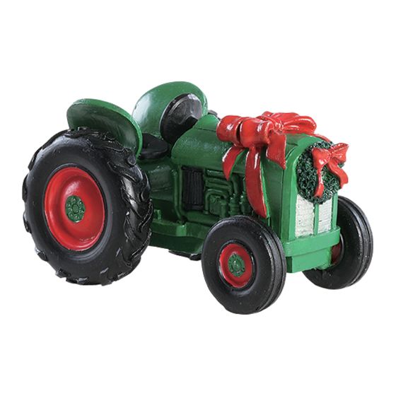 Accessoire de village de Noël - Tracteur Tout ce que je veux pour Noël