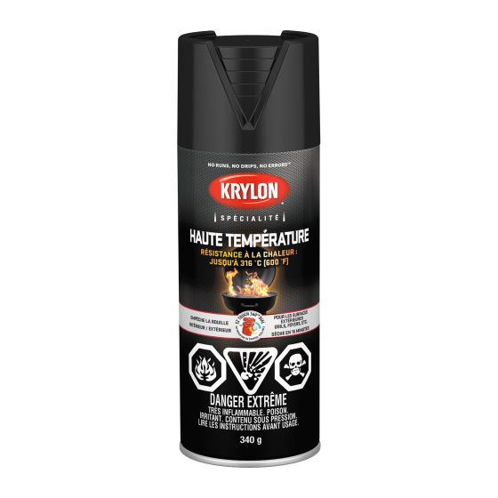 High-Heat Spray Paint - Black Resistant - 340 g
