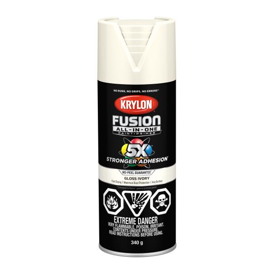 All-In-One Protective Spray Paint - Fusion - Glossy ivory - 340 g