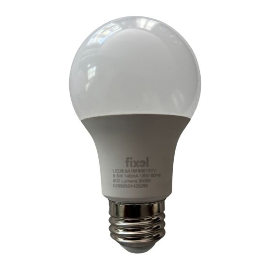 Ampoule DEL A19, non variable, 8,5 W, blanc doux, 24/pqt