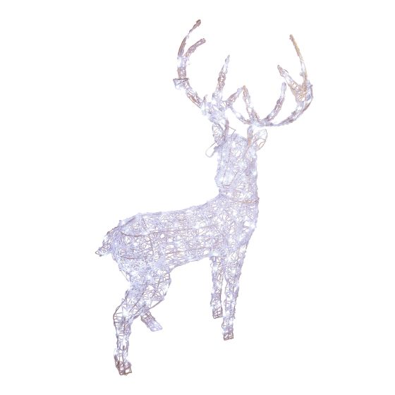 Acrylic Reindeer – 51.2" – Dual-Color LEDs