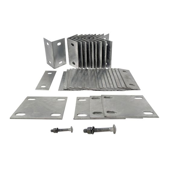 Ensemble de quincaillerie « B » pour quai flottant, acier galvanisé